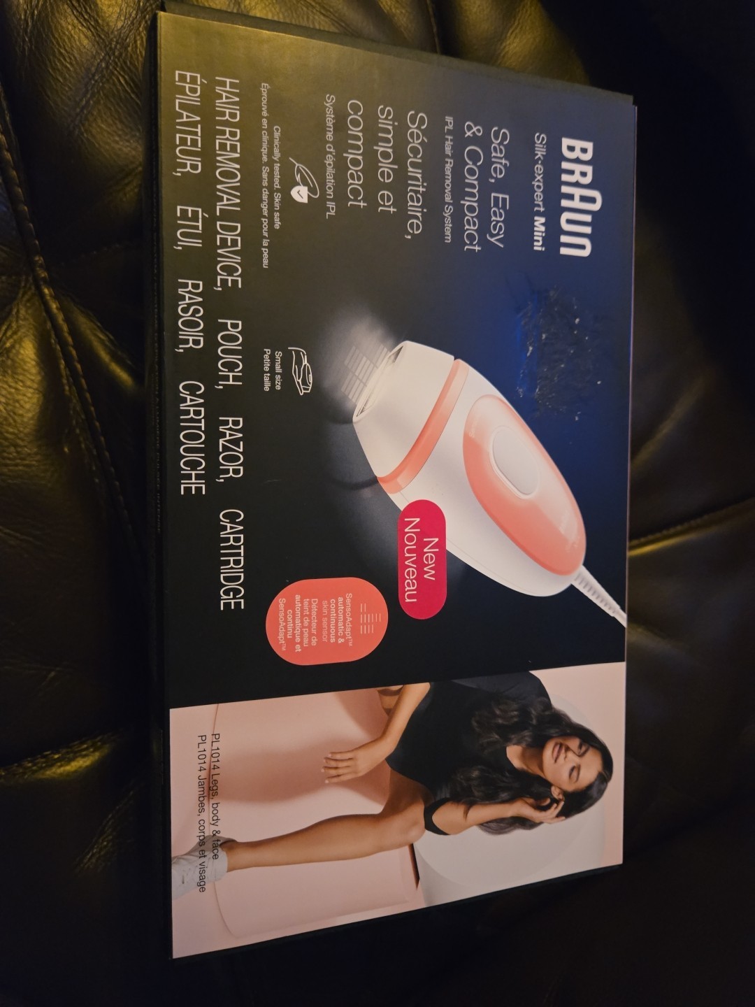Braun Silk Expert Mini Hair Removal System Pink PL 1014 Legs, Body & Face
