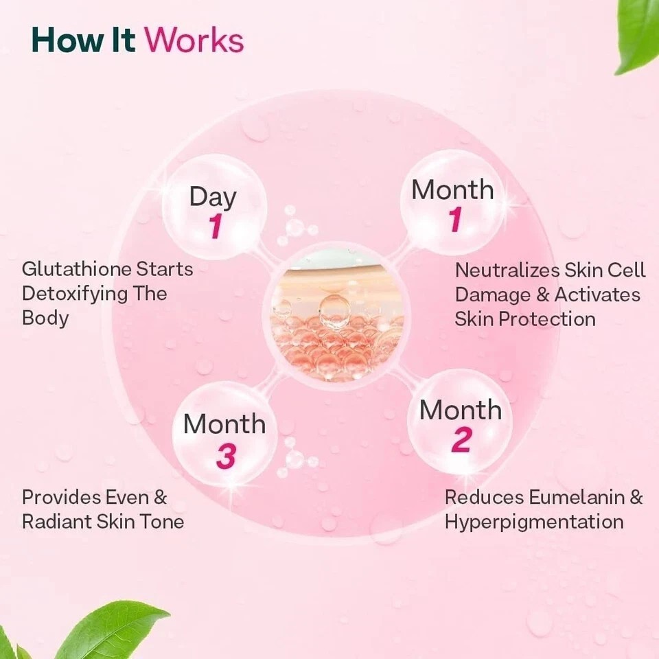 OZiva Bioactive Glutathione Tablets for Radiant Skin 30 Effervescent Tablets
