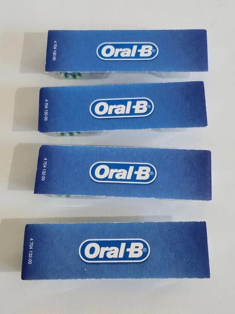 Oral B Pro Cross Action Toothbrush Heads 4 Pack Genuine Replacement Heads