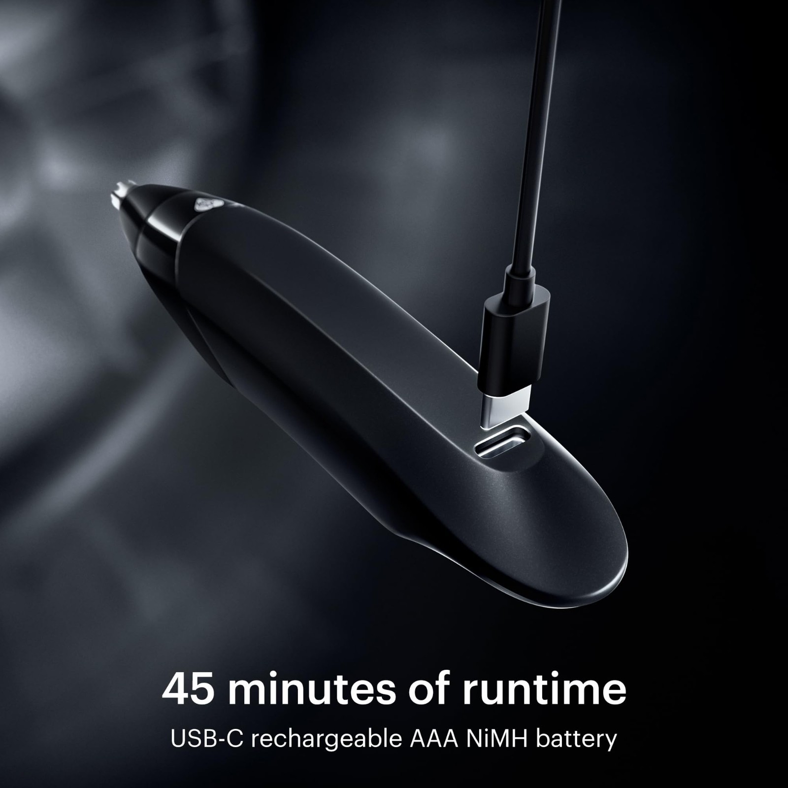 Electric Nose & Ear Hair Trimmer – 7,000 RPM, Rechargeable, Wet/Dry, Easy Clean