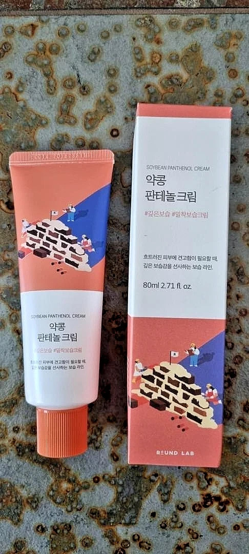 ROUND LAB Soybean Panthenol Cream 80ml – Barrier Repair Moisturizer