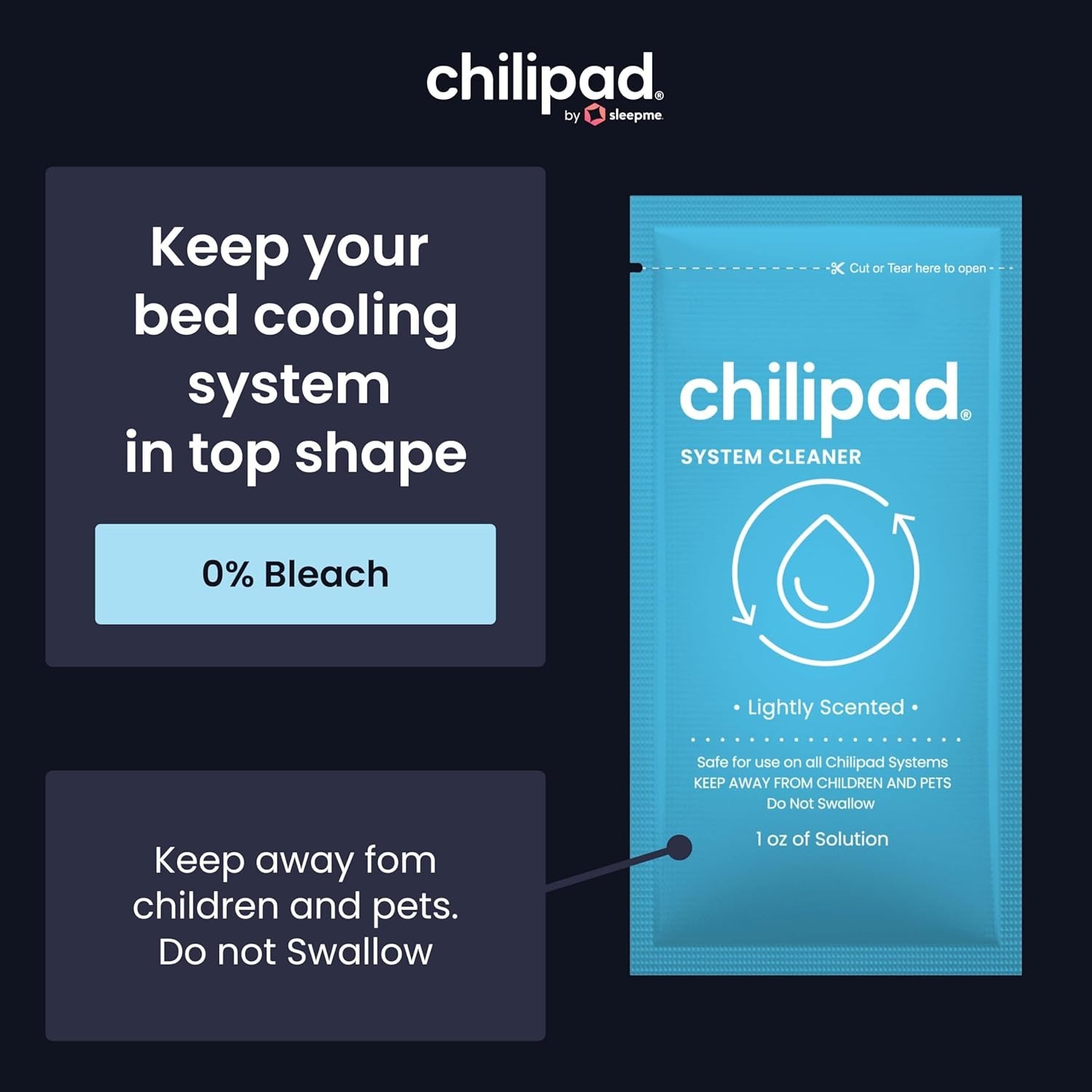 Chilipad Sleep System Cleaner – for Regular Maintenance and Deep Cleaning of the