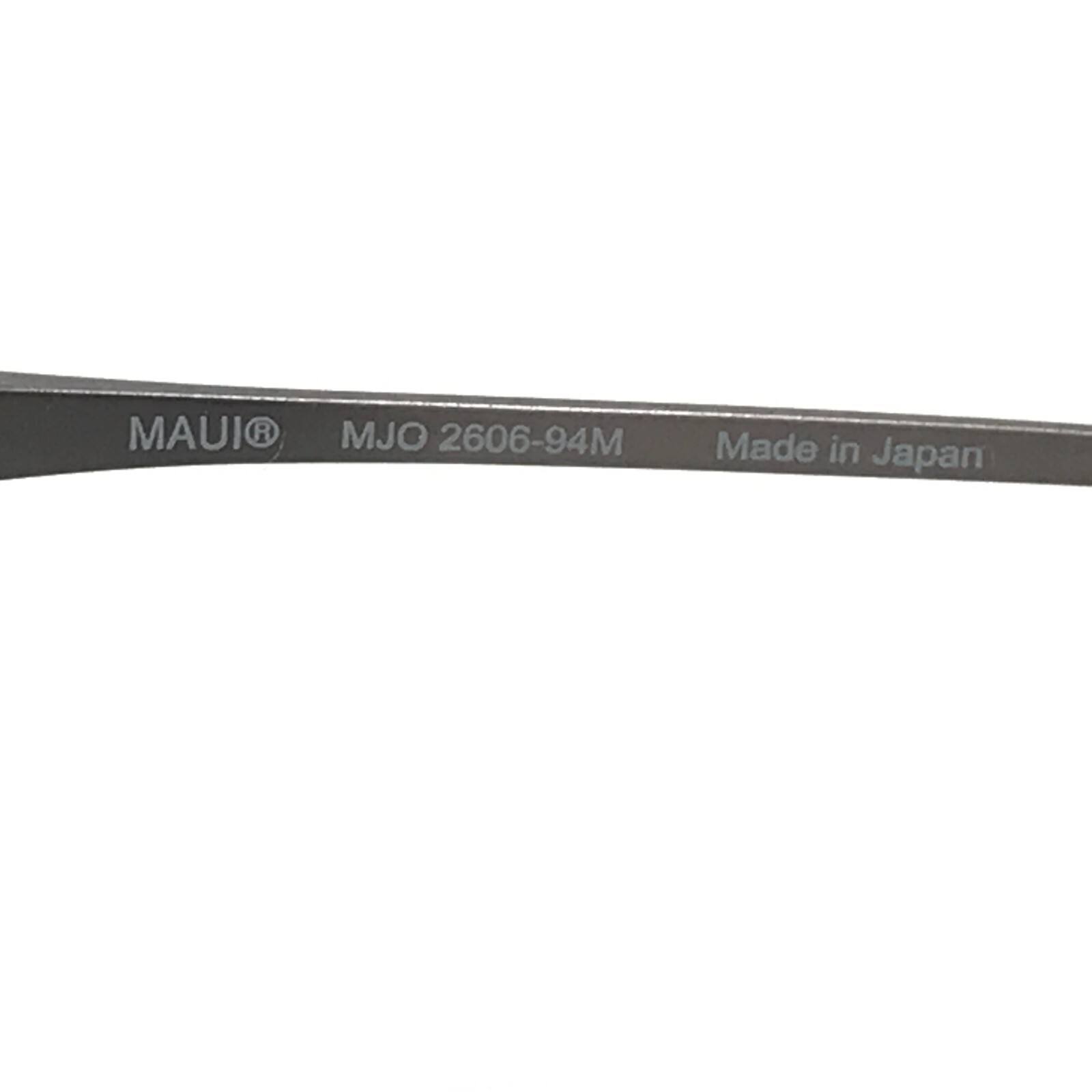 Maui Jim Eyeglasses Frames MJO2606-94M Black Gray Clear Fade Cat Eye 52-15-145