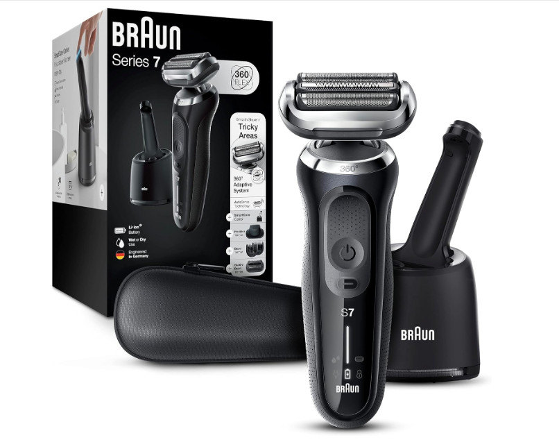 Brand new Braun Series 7 Wet & Dry Shaver with SmartCare Center – Black (7085cc)