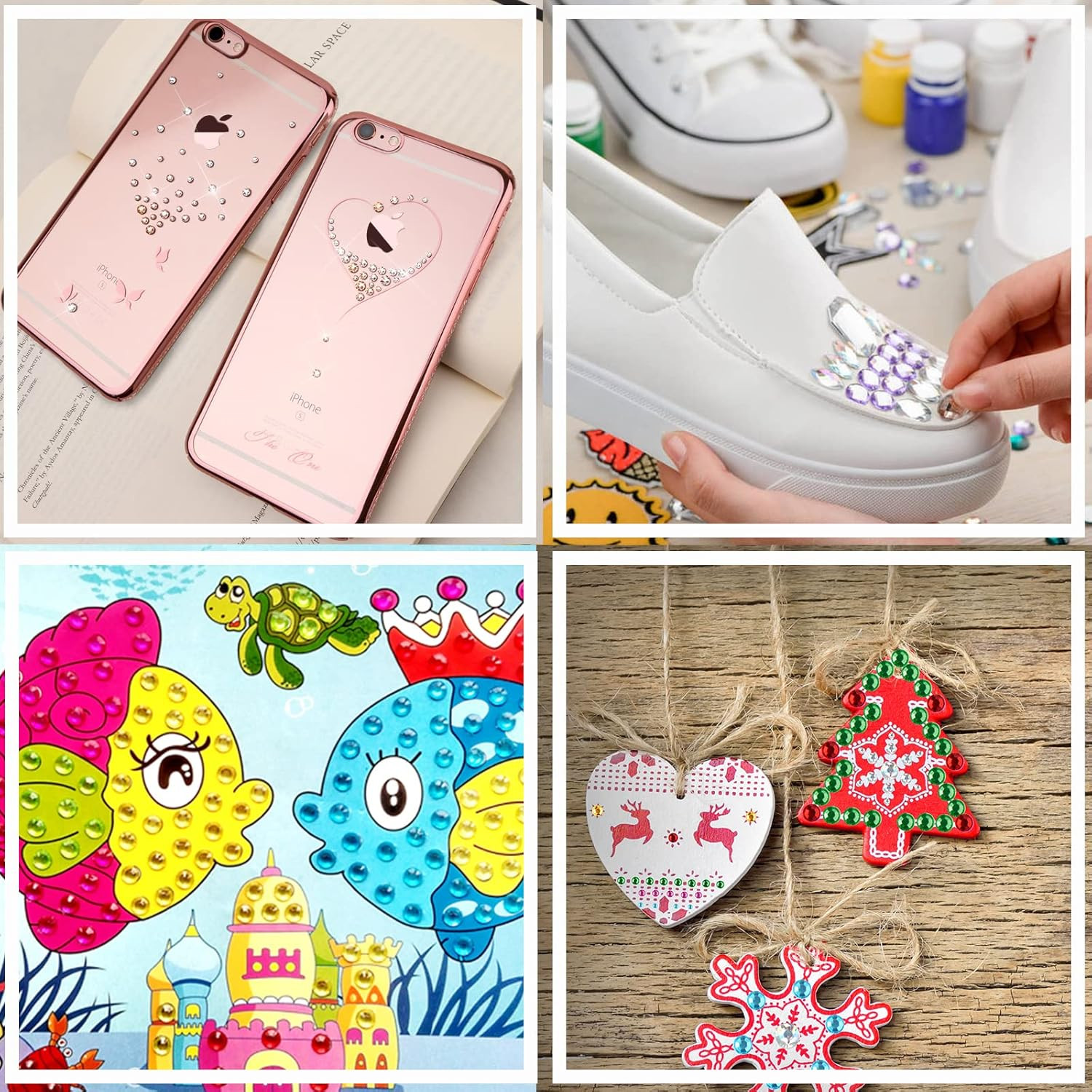 2310 PCS Self Adhesive Rhinestone Gem Stickers for Face Nail Body Makeup Festiva