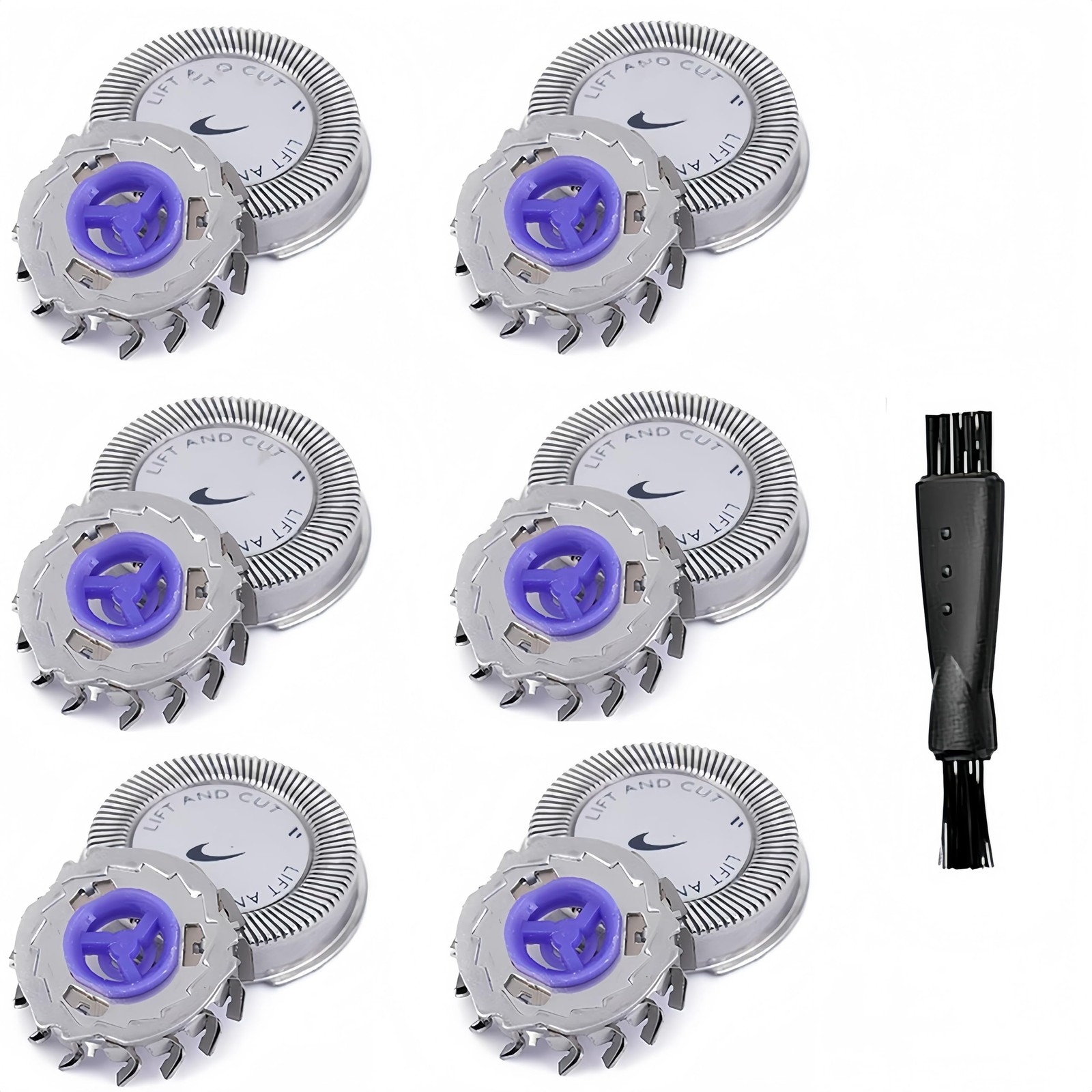 6Pc HQ56 Replacement Shaver Heads for Philips Norelco HQ3 HQ4 HQ55 HQ56