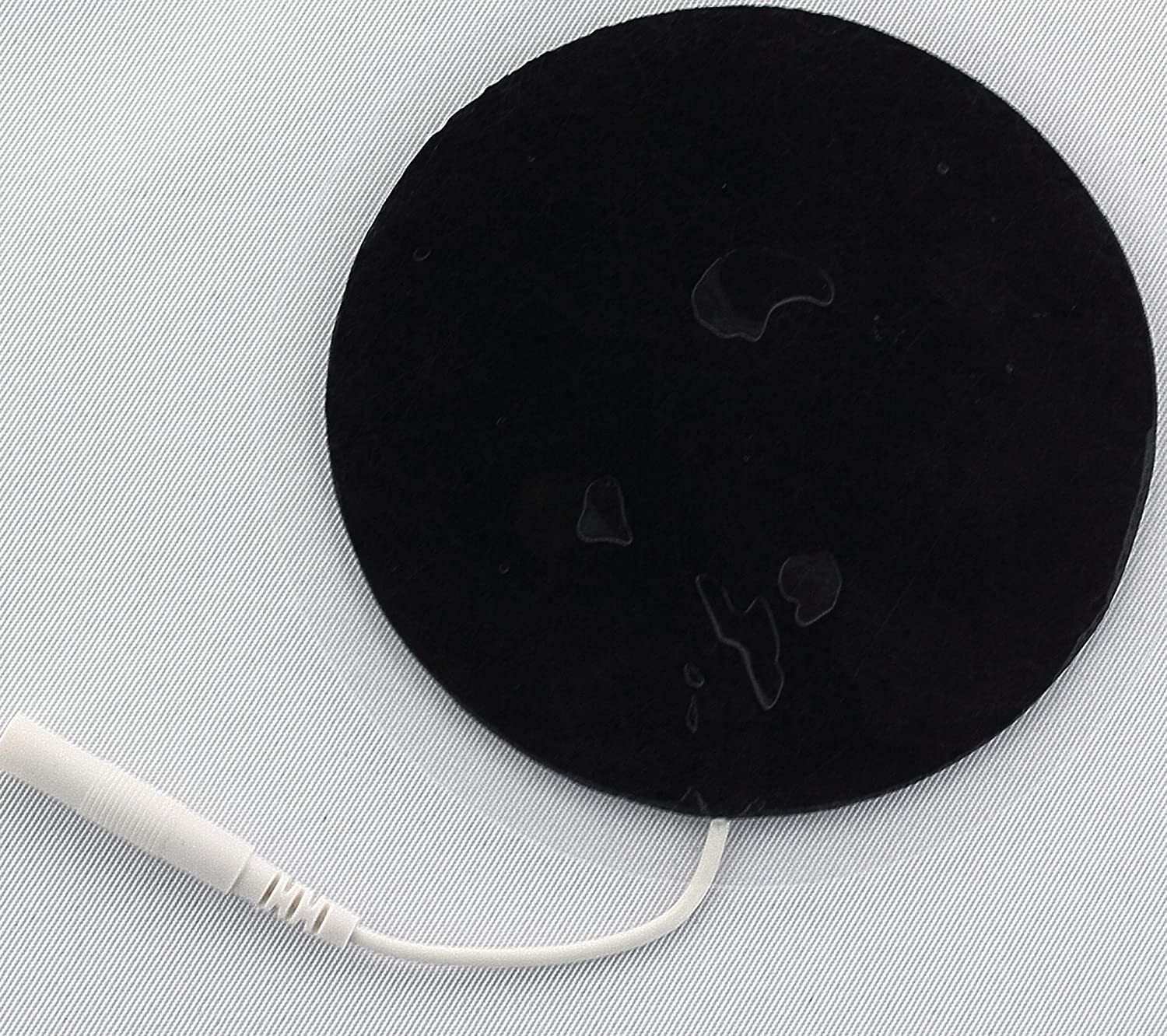 36 Replacement Electrode Pads for Massagers /Tens Units 1.25” Round White Cloth