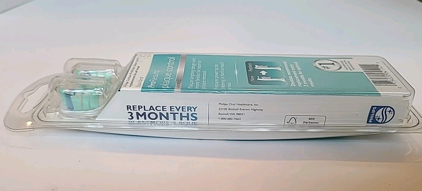 Philips Sonicare Plaque Control Replacement Electric Toothbrush Head 3ct Sealed