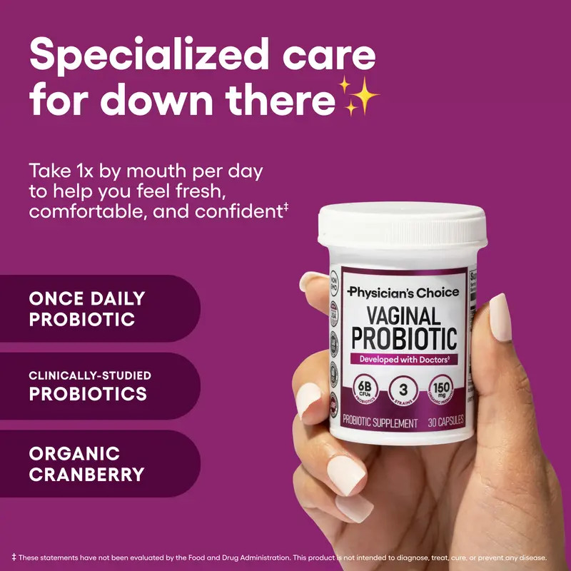 Physician’s CHOICE Probiotics For Women – PH Balance, Odor Control, Yeast Balanc