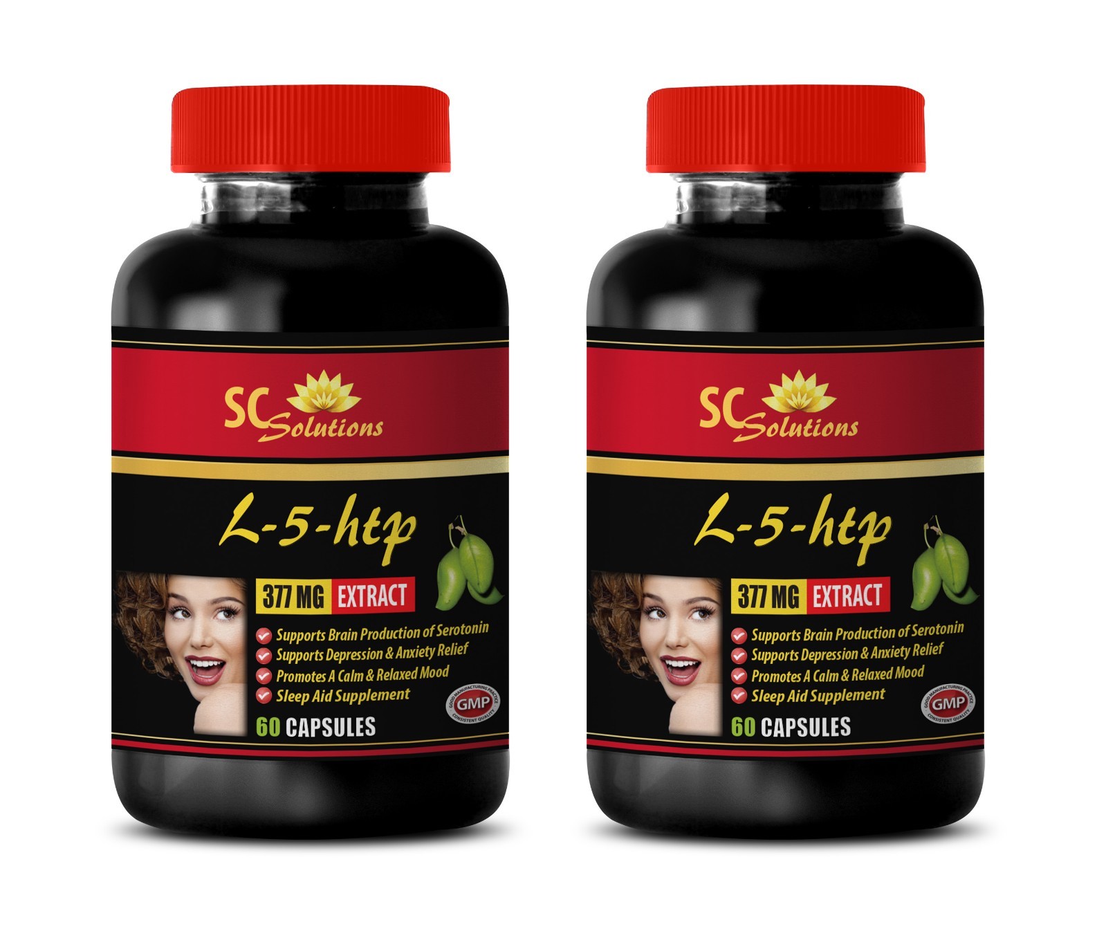 weight loss accessories – L-5-HTP – 5-htp power – 2 Bottles (120 Capsules)