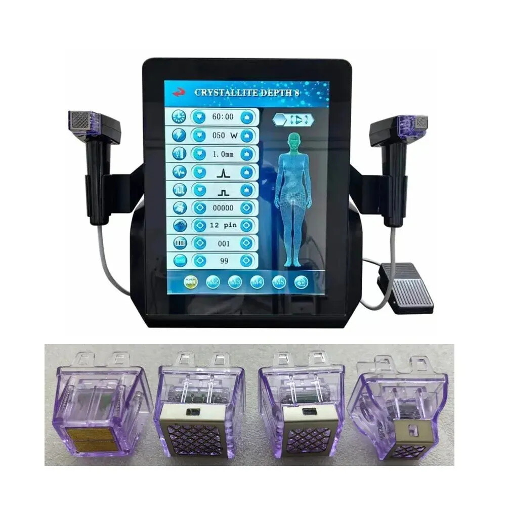 New Fractional Gold RF Micro Depth M8 Facial Mark Removal Machine Cold Hammer
