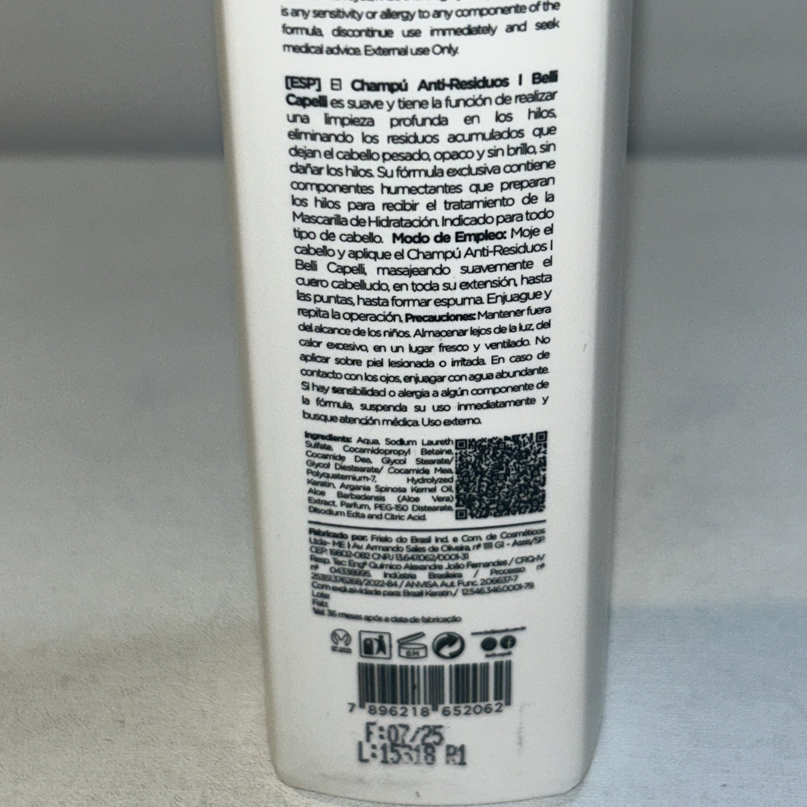 Ibelli Capelli Ravenna Deep Cleansing Anti Residue Shampoo 300 mL