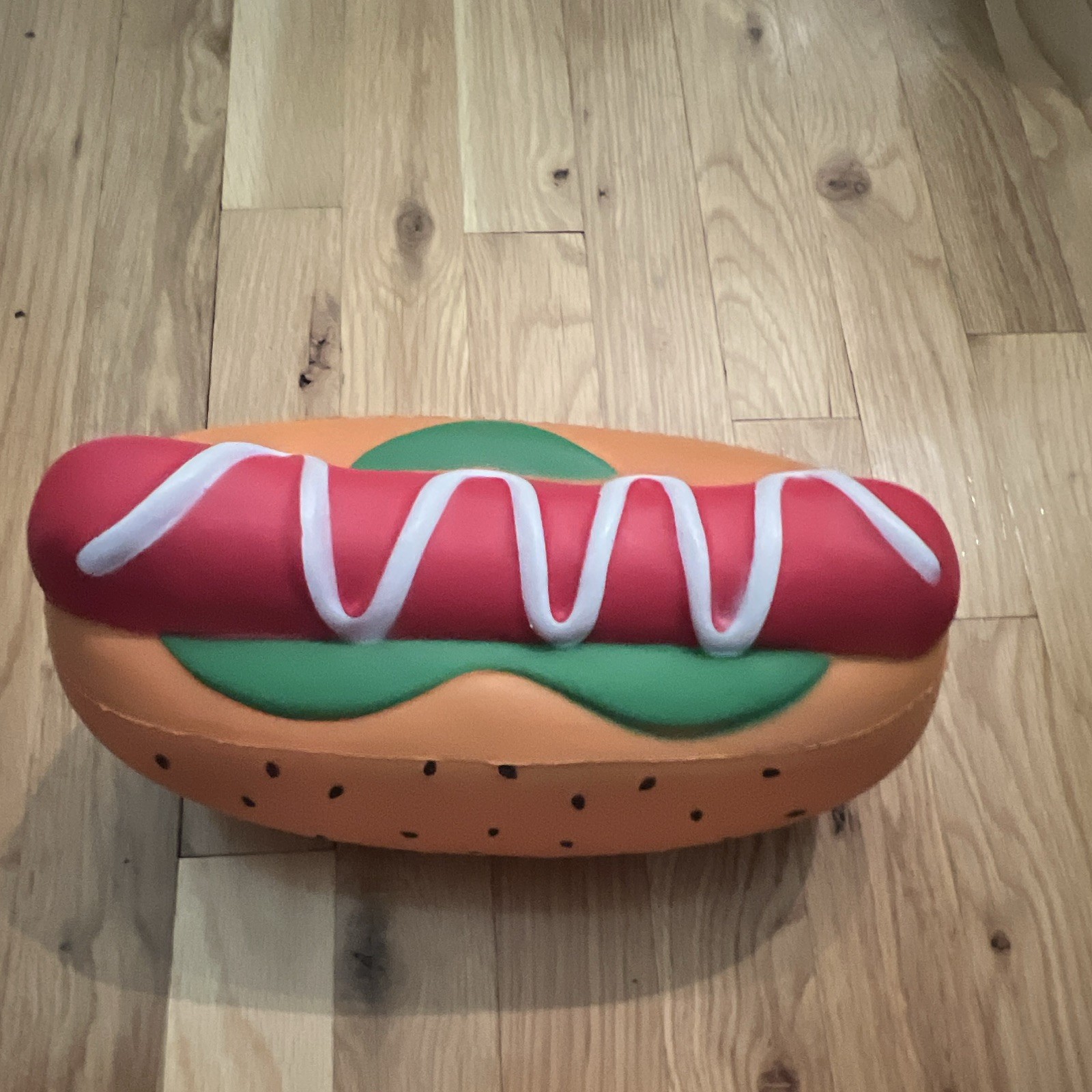 Multicolor Hot Dog Soft Foam Squeeze Ball Stress Reliever Squishy Toy 11 in