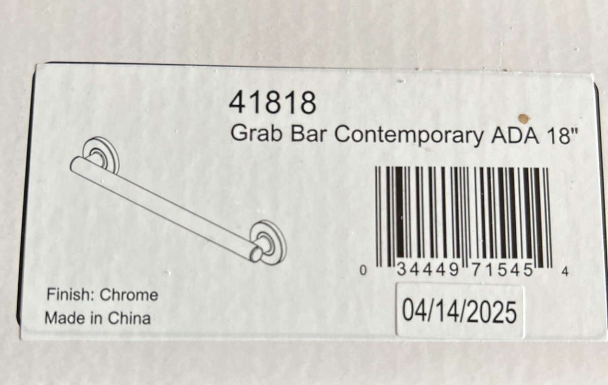 Delta BathSafety 18″ Grab Bar Chrome 41818