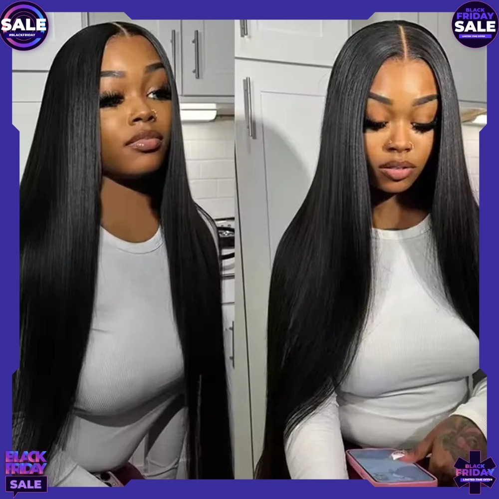 Bone Straight HD Lace Front Wig – 13×6/13×4/360 Brazilian Human Hair 250 Density