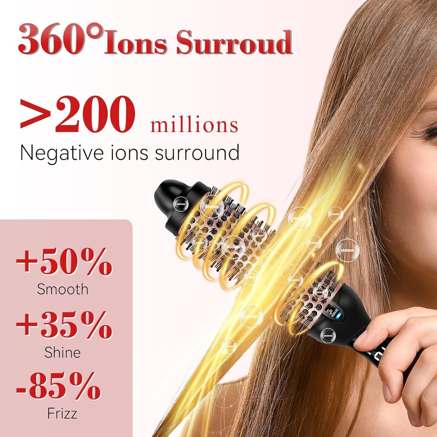 Thermal Brush Ionic Heated Ceramic Round Hair Styling