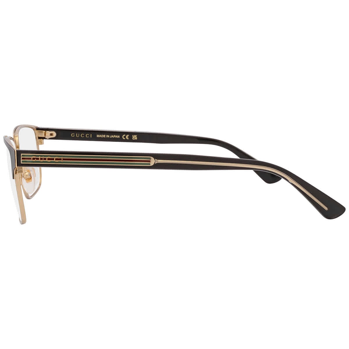 Gucci Demo Rectangular Men’s Eyeglasses GG0383O 004 58 GG0383O 004 58