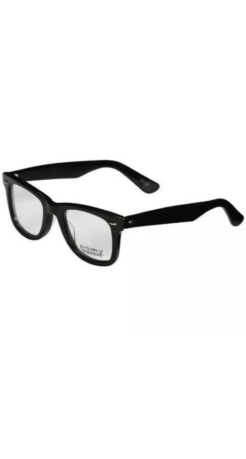 Pomy eyewear 22 Black 50-22-150 Unisex Women’s /Men’s EyeGlasses frames