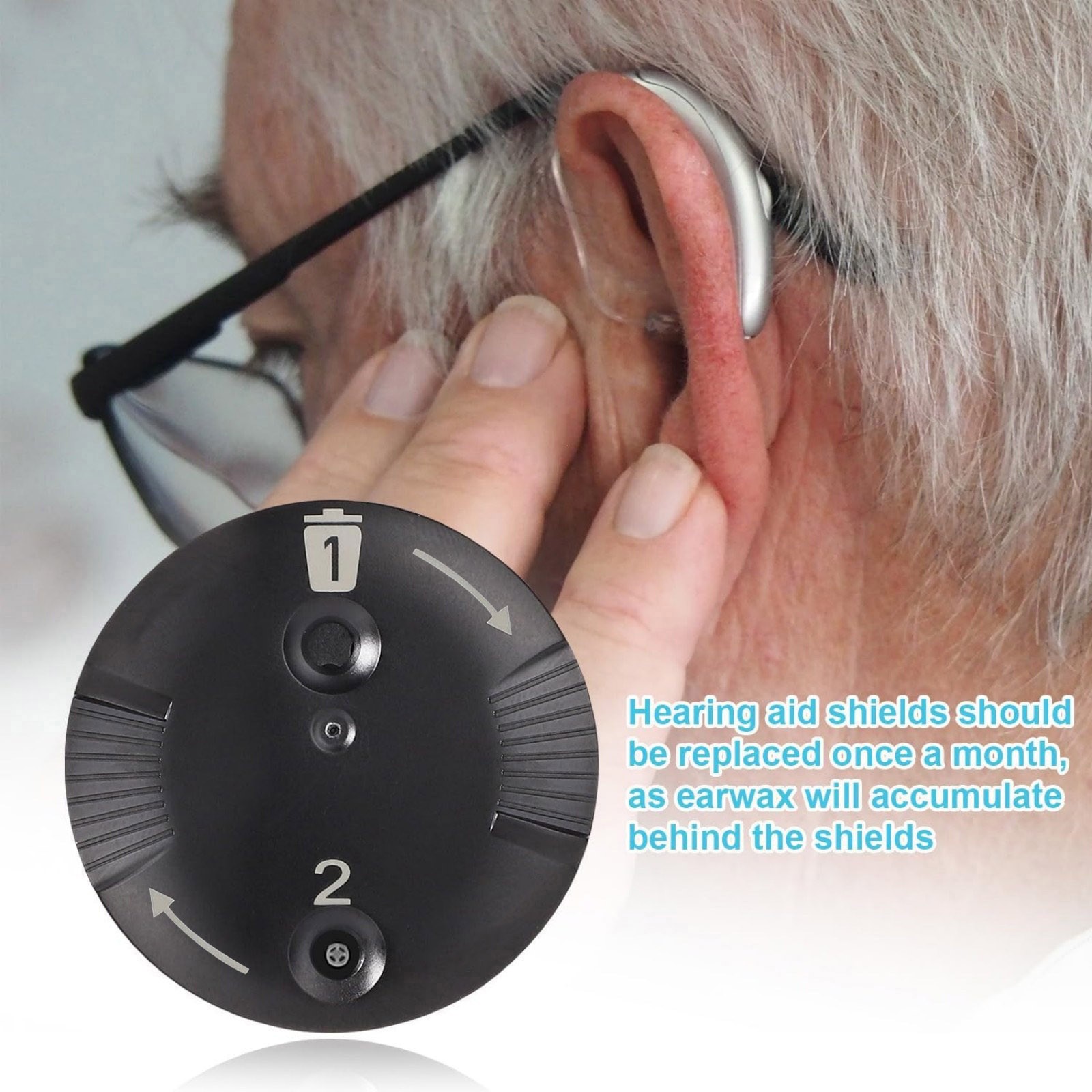 4 Packs ABS Wax Guard Filters For NaíDa For Sky Hearing Aid Accessories
