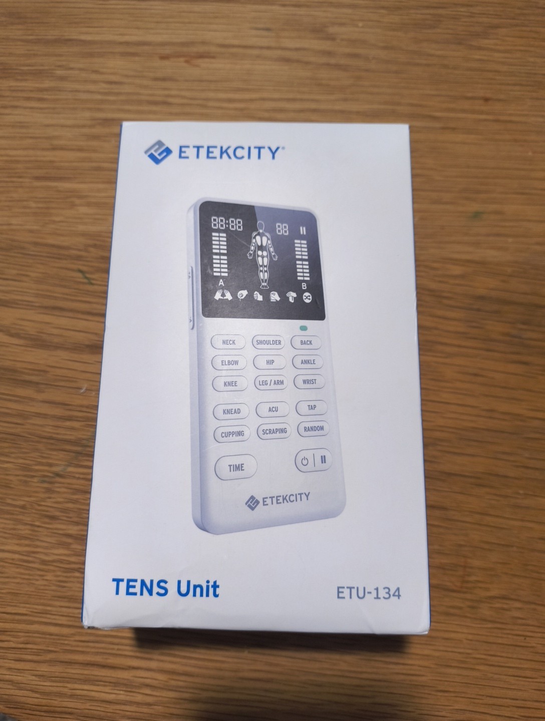 ETEKCITY TENS Unit Muscle Stimulator Machine for Pain Relief ETU-134
