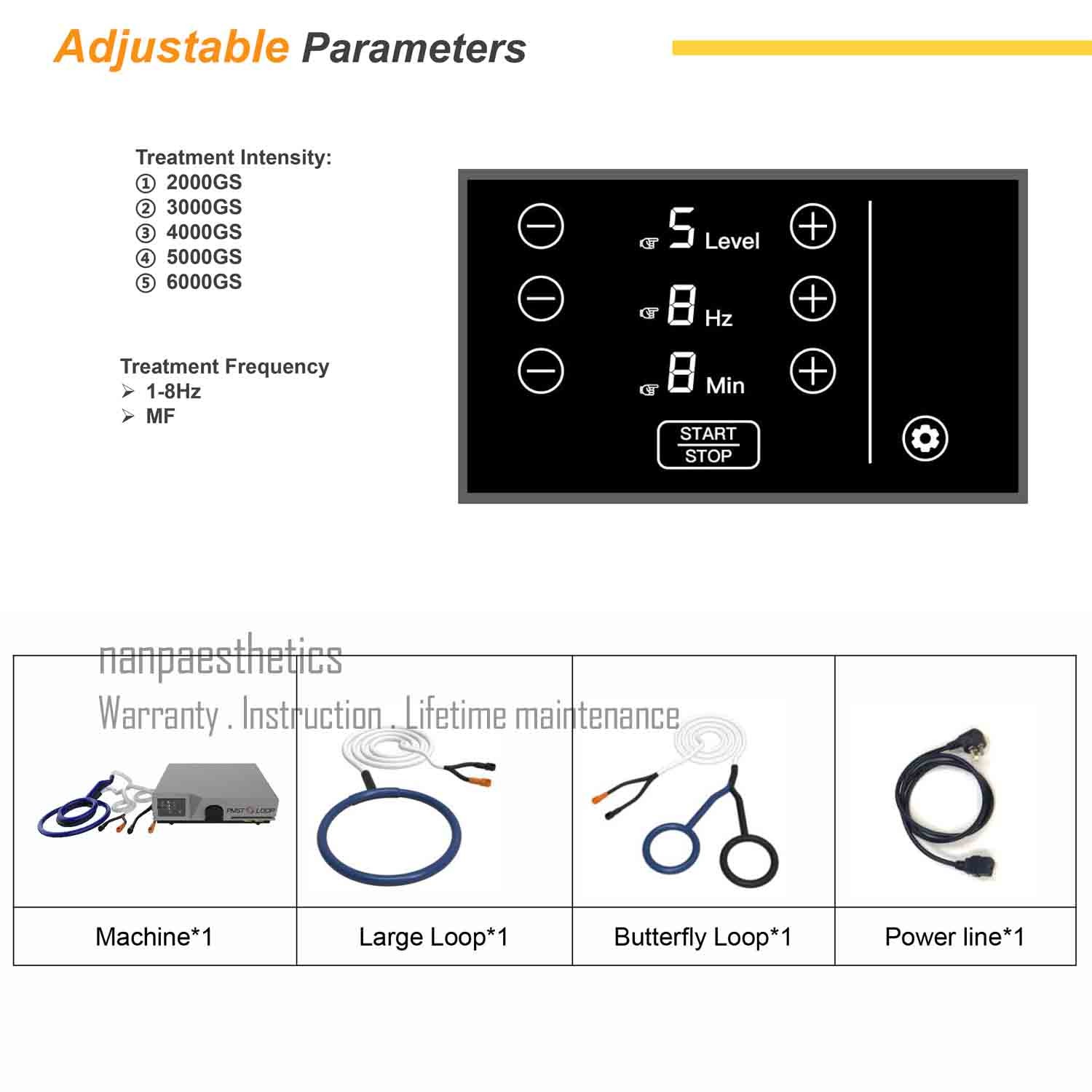 Professional / Personal Prowerful PEMF PMST EMTT Device Pulsed electromagnetic
