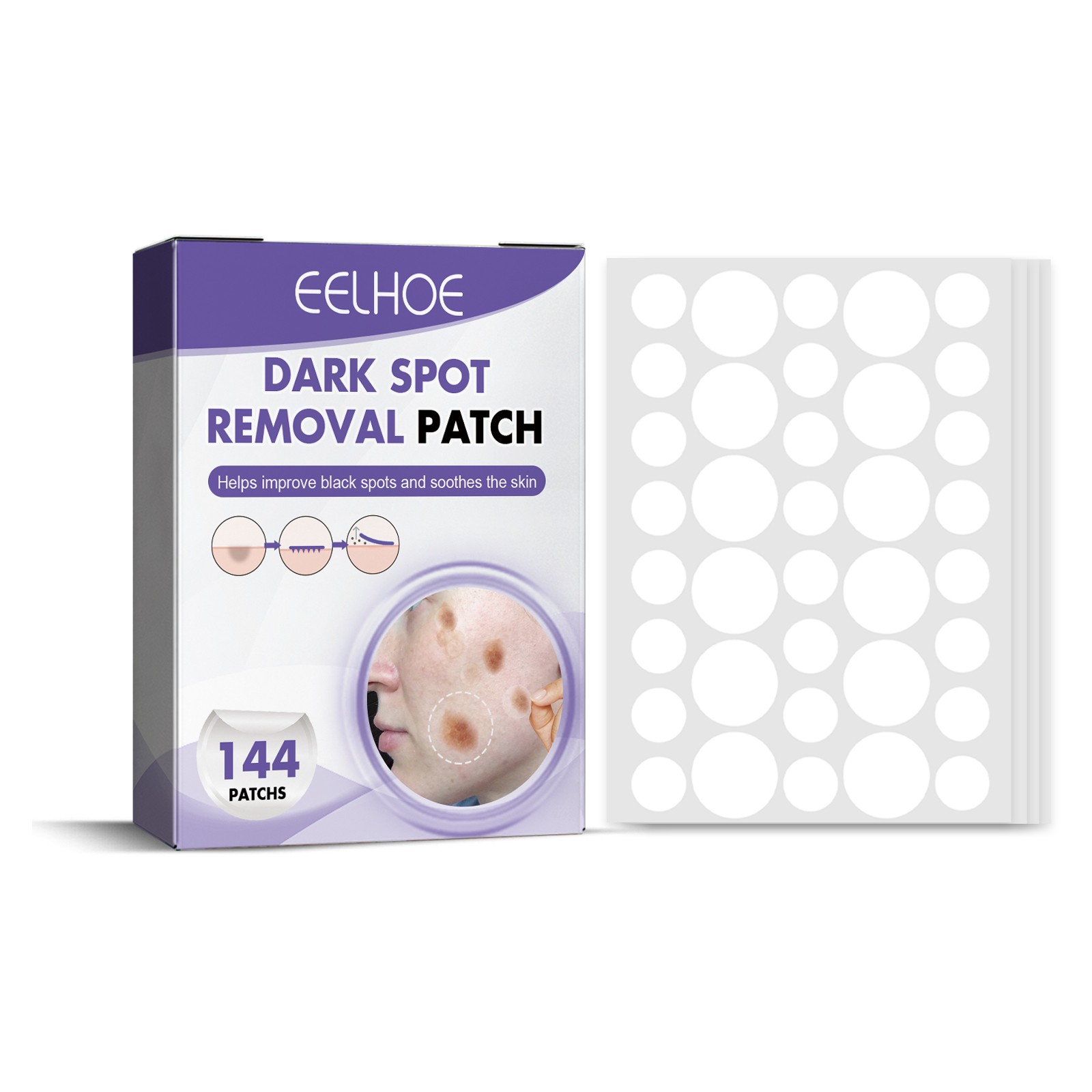 Dark Spot Removal Patch, Lightening Face Dark Spots Melasma Spots Melanin Moistu
