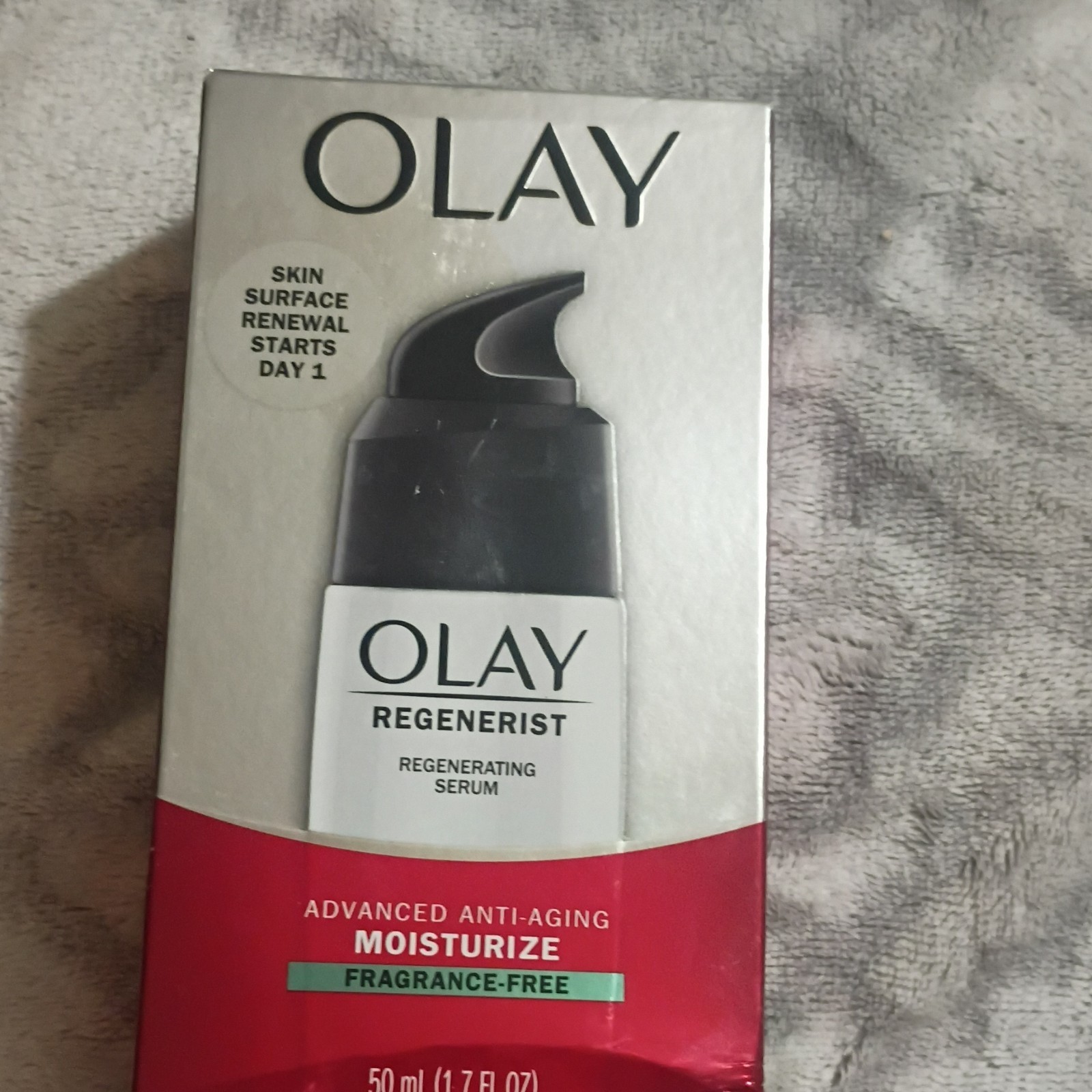 Olay Regenerist Serum Fragrance-Free Hydrating Anti-Aging Face/Neck 1.7oz