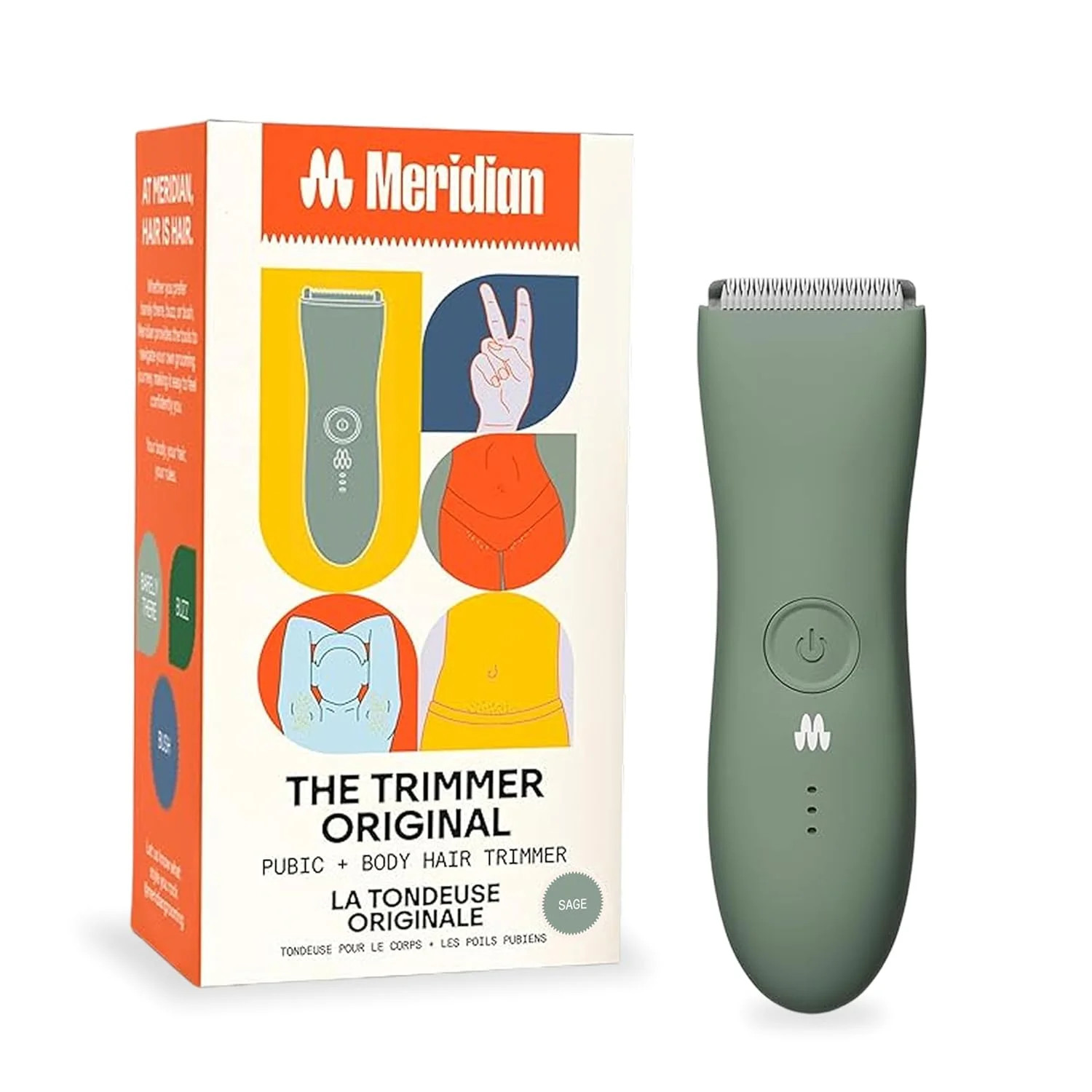 The Trimmer Original – Body Hair Trimmer for Men, Electric Shaver for Pubic Hair