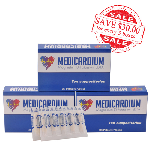 Medicardium Heavy Metal Chelation & Calcification Therapy 3 Box $30 Savings