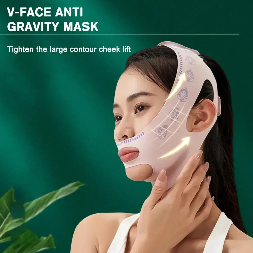 Reusable Adjustable Elastic Facial Wrap Breathable Face Care Band Household Beau