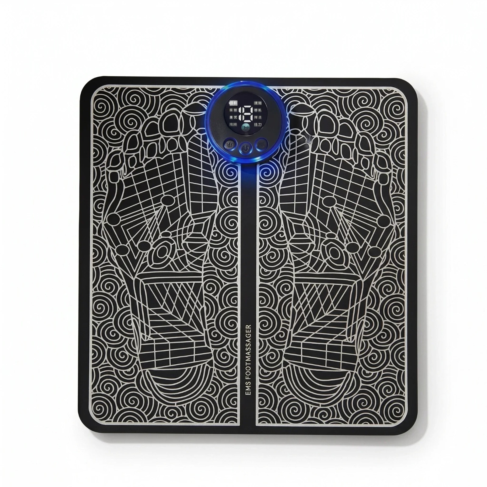 19 Level EMS Electric Foot Massager Pad Muscle Stimulator Blood Circulation Mat