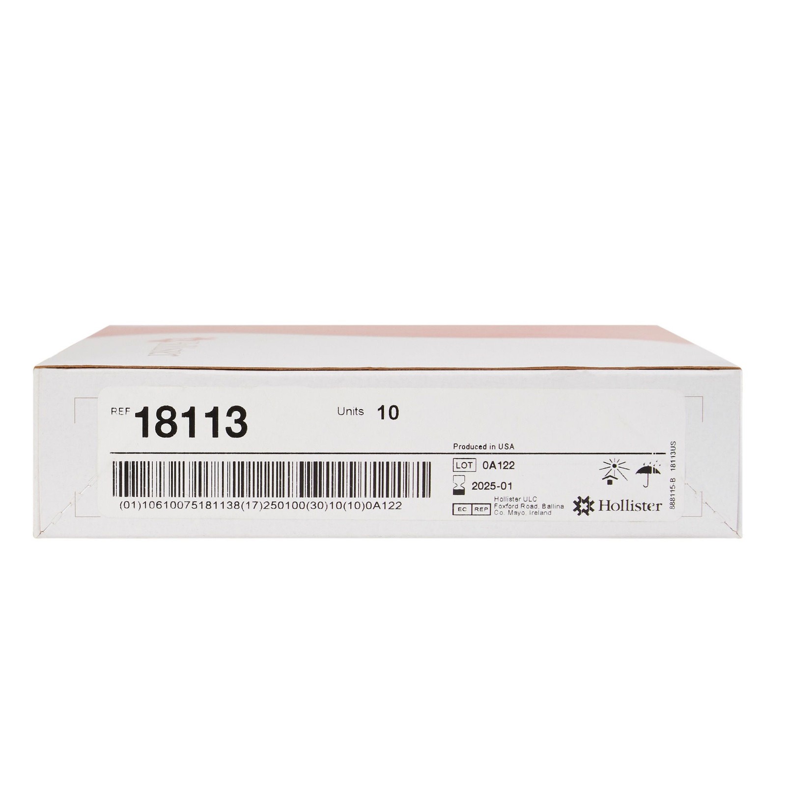 New Image Drainable 12″L 2pc System Colostomy Pouch 2.25″ Flange 18113 10 Ct