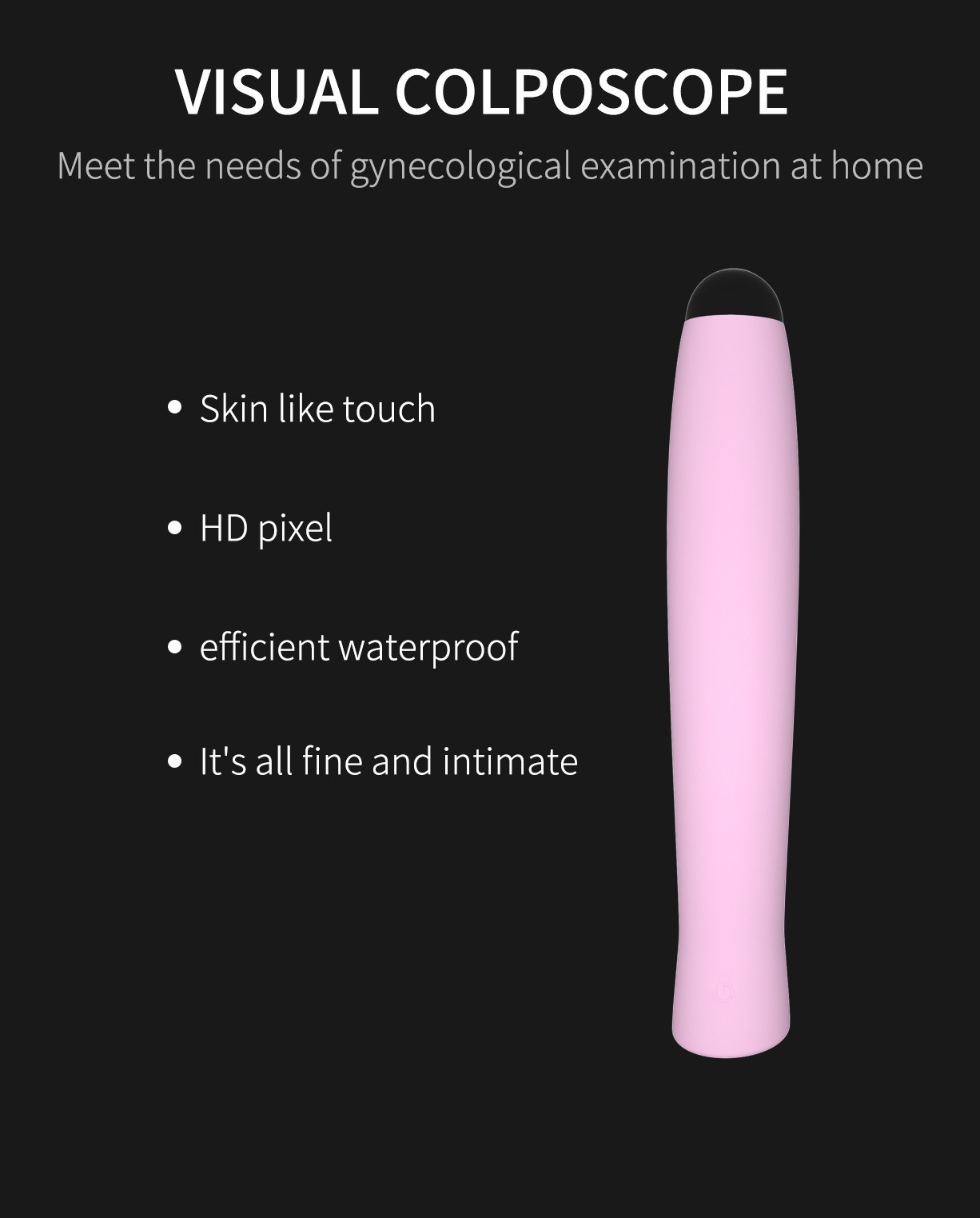 New USB Rechargeable 1080P HD WiFi Vaginal Endoscope Visual Colposcope Examiner