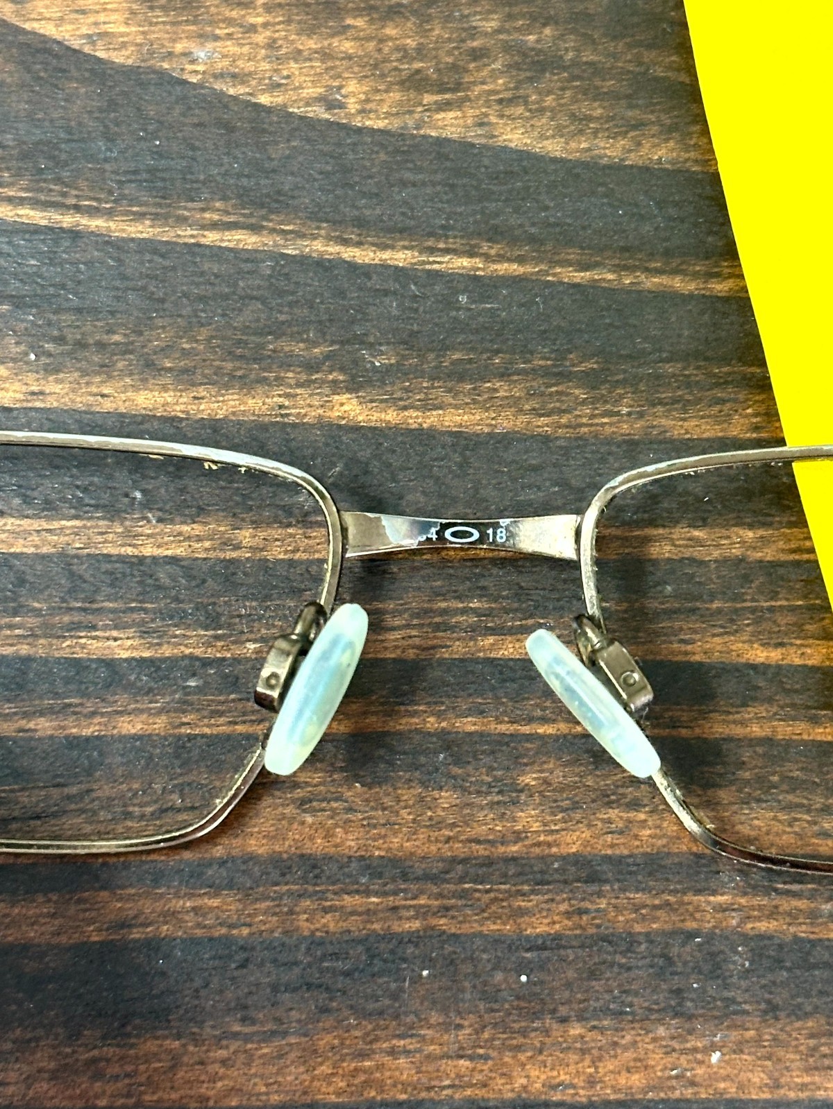 Oakley Chisel 4.0 Eyeglasses Frame Unisex Adults Brown Chrome Rectangle Full Rim