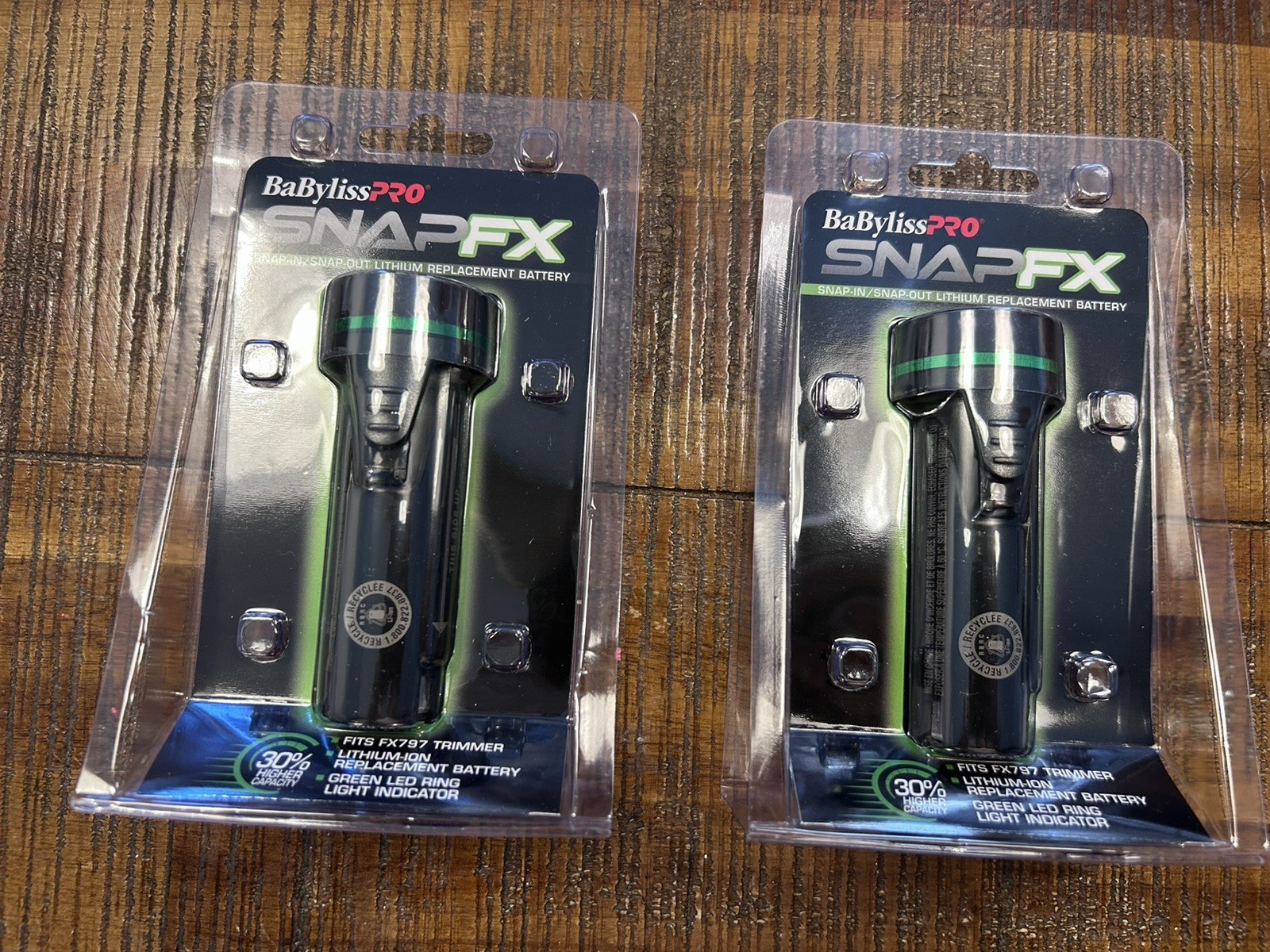 BaBylissPRO SNAPFX FX797 Lithium Replacement Battery Pack Black/Green LED