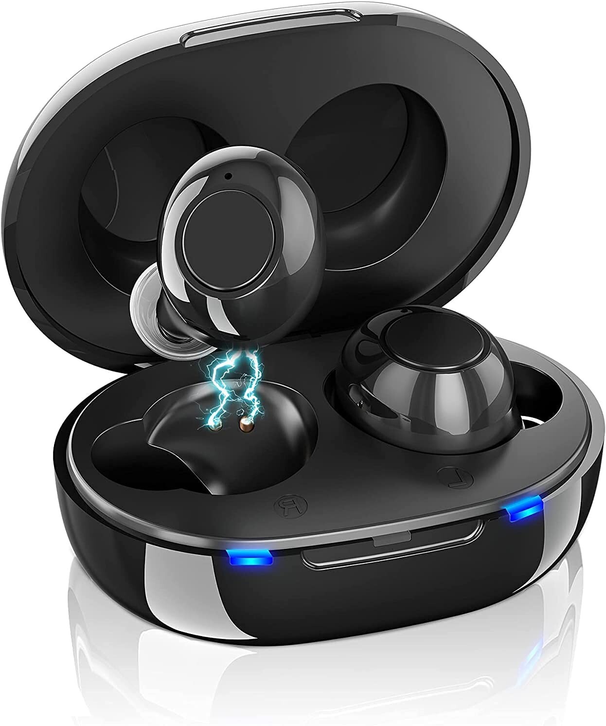 1 Pair Rechargeable Hearing Amplifier Hearing Aids Ear High-Power ITE US