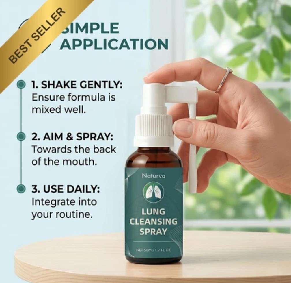 Lung Cleansing Spray,Calendula Leaf Extract Herbal Cleanse 1pcs 39 Day Supply