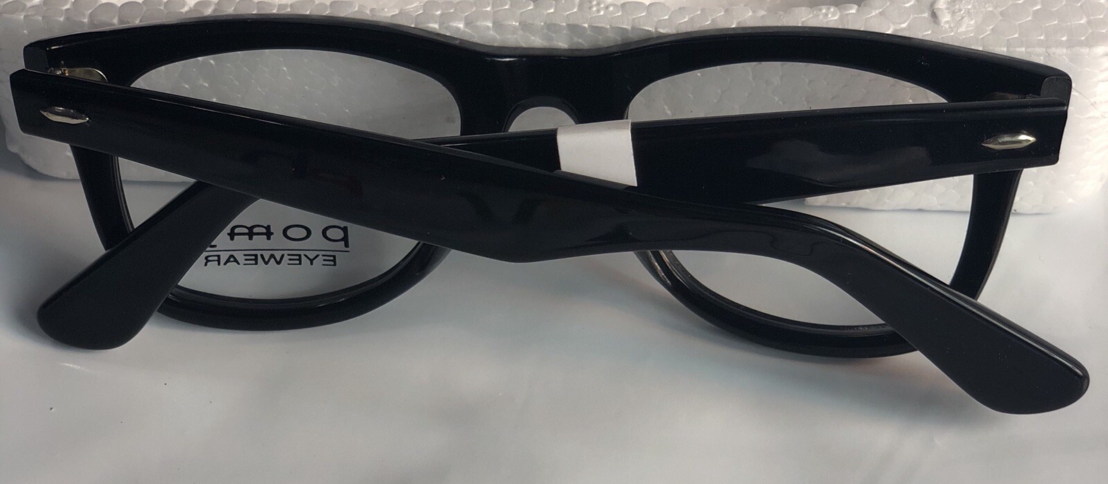 Pomy eyewear 22 Black 50-22-150 Unisex Women’s /Men’s EyeGlasses frames