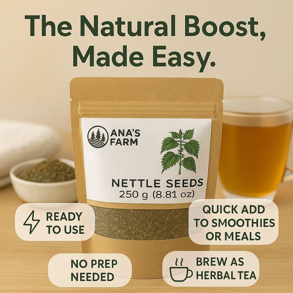 Stinging Nettle Seeds – 100% Pure Organic Urtica Dioica – Energy & Wellness