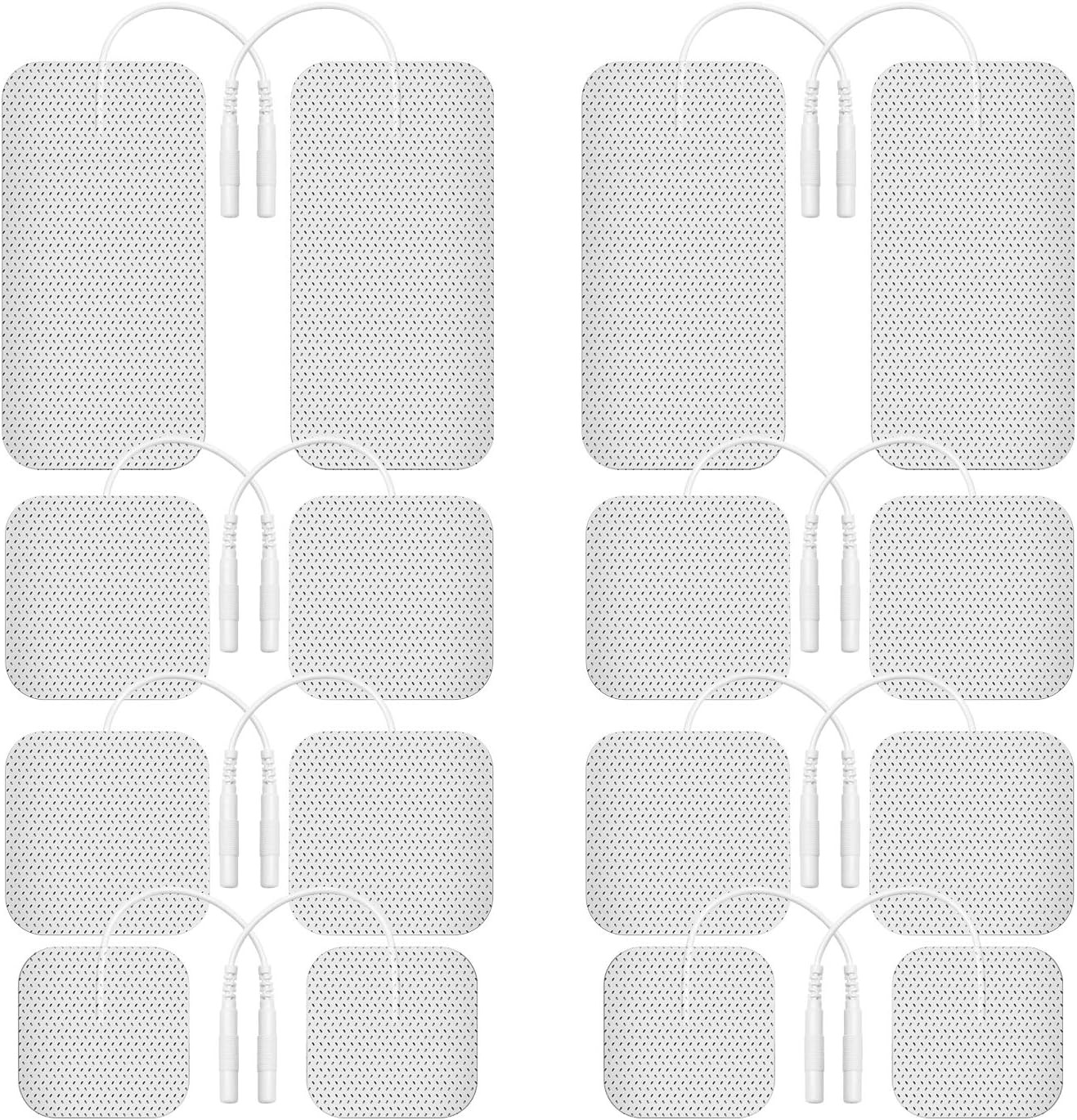 Etekcity TENS Unit Replacement Pads Electrodes for Back Pain Relief, Self-Adhesi