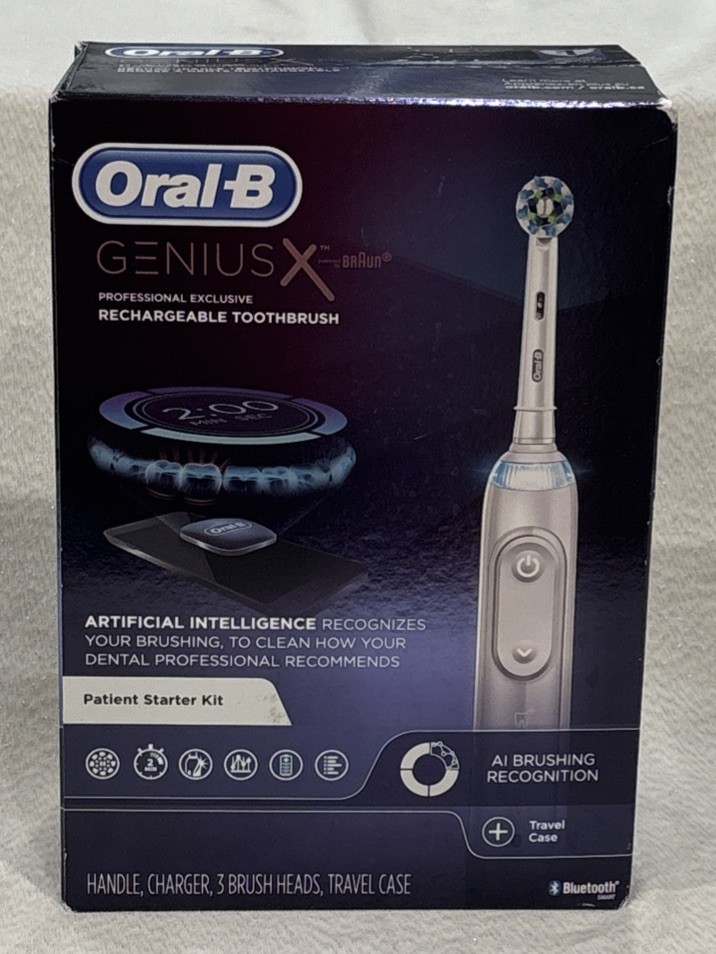 Oral-B Genius x Electric Rechargeable Toothbrush Patient Starter Kit BRAND NEW!!
