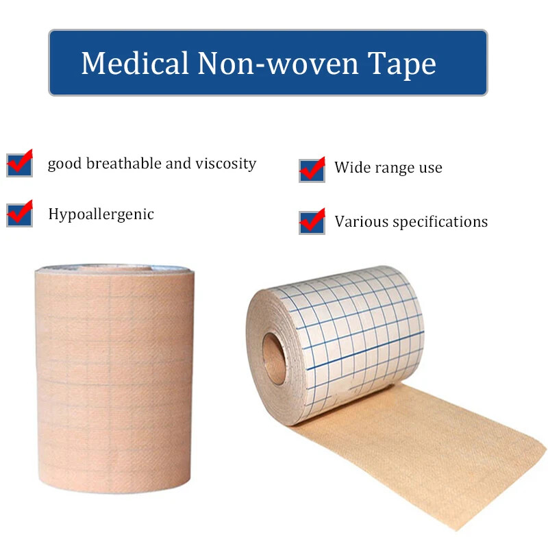 Medical Non-woven Tape for Plaster and Wound Dressing Fixation Adhesive Tape New