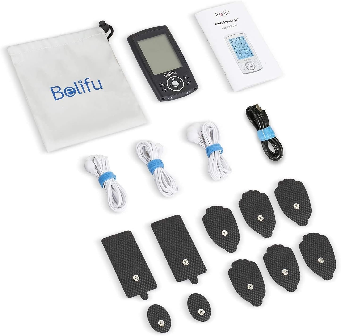 COCOPU 24 Modes Tens Unit Muscle Stimulator Machine Pulse Massager Pain Relief