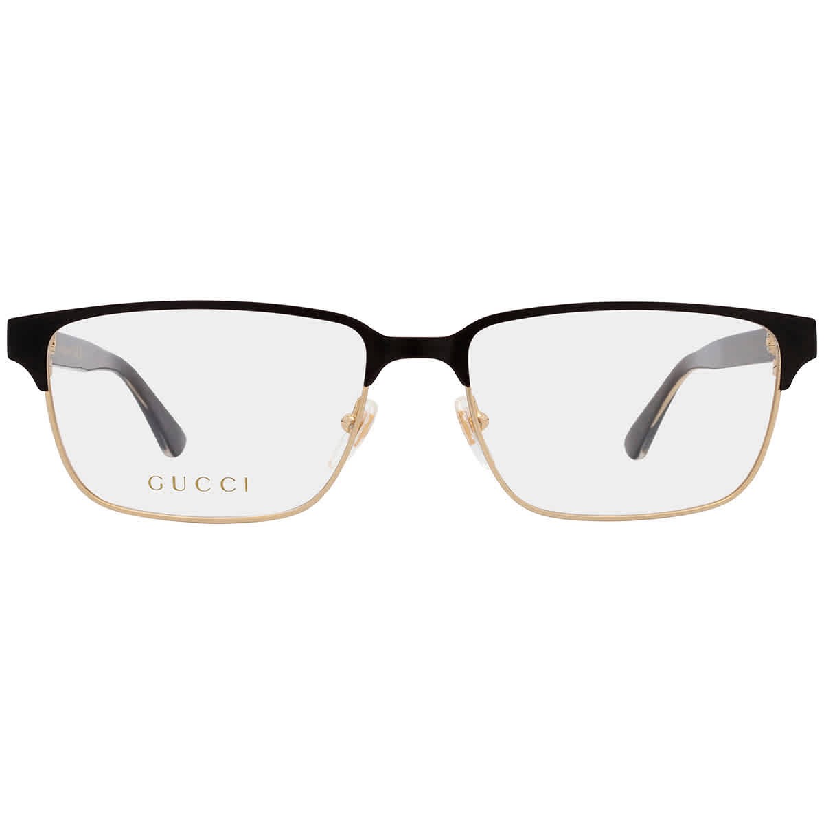 Gucci Demo Rectangular Men’s Eyeglasses GG0383O 004 58 GG0383O 004 58