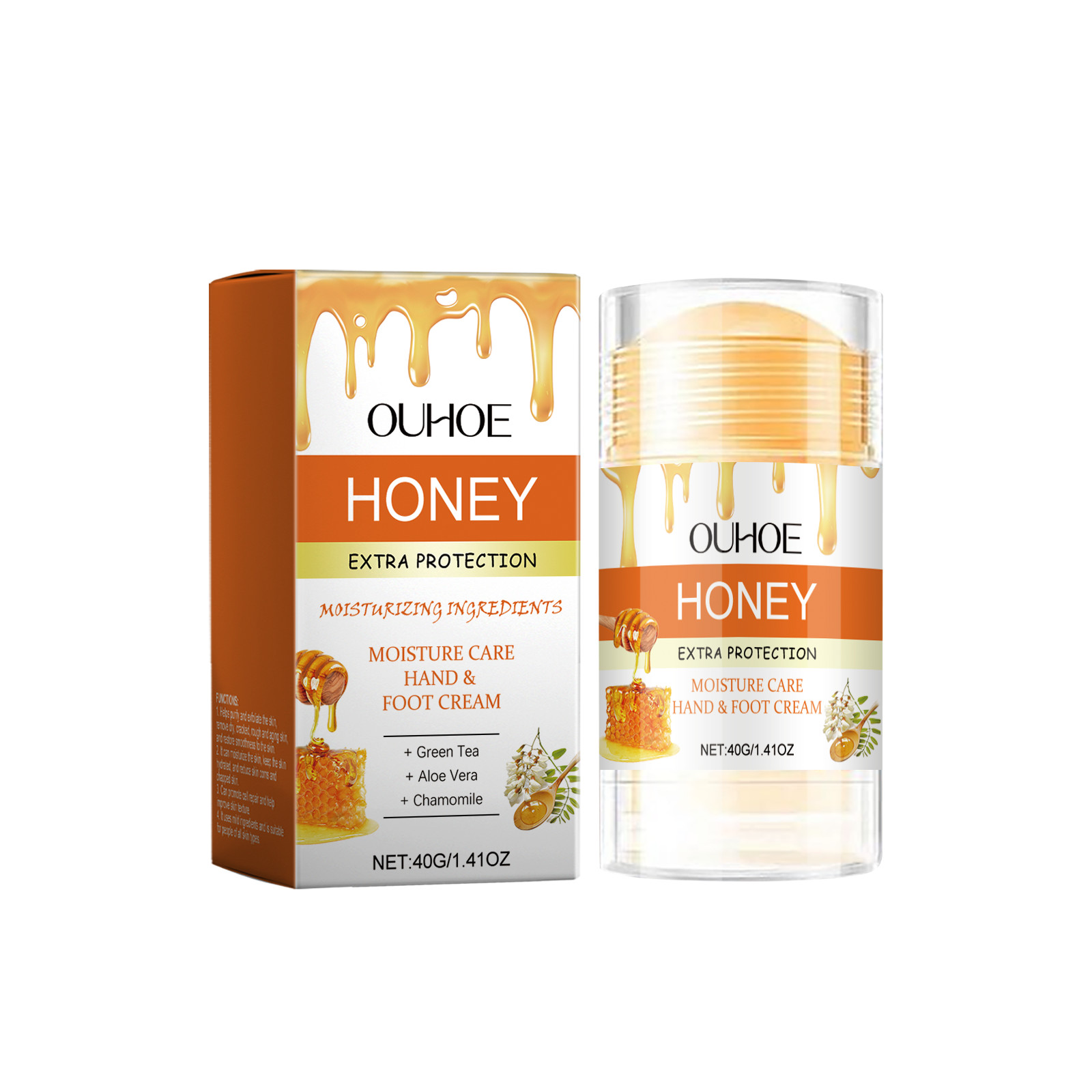 Hand Foot Balm Stick Moisturizing Aloe Chamomile Dry Cracked Skin Relief