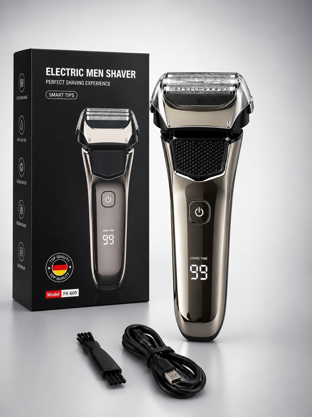 Electric Razor for Men,Shavers for Men Electric Razor Wet Dry