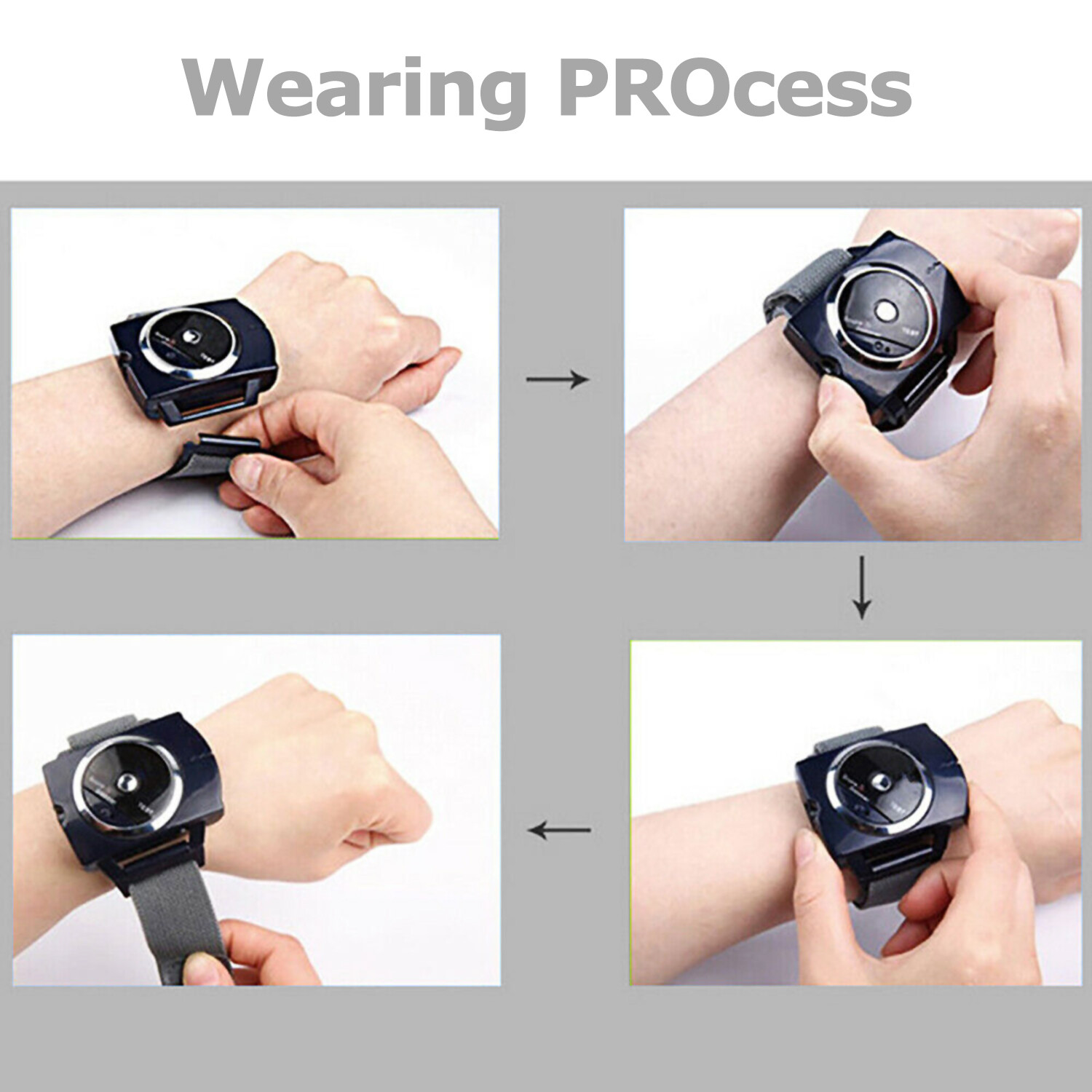 Anti-Snore Wristband Snore Stopper Sleep Connection Bracelet Device Snoring USA