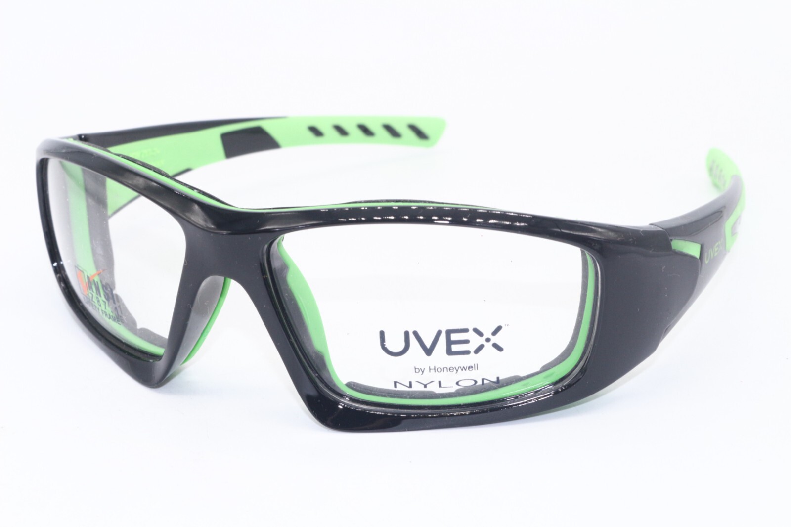 NEW UVEX SW12 HON Z87-2+ BLACK GREEN AUTHENTIC DESIGNER EYEGLASSES –