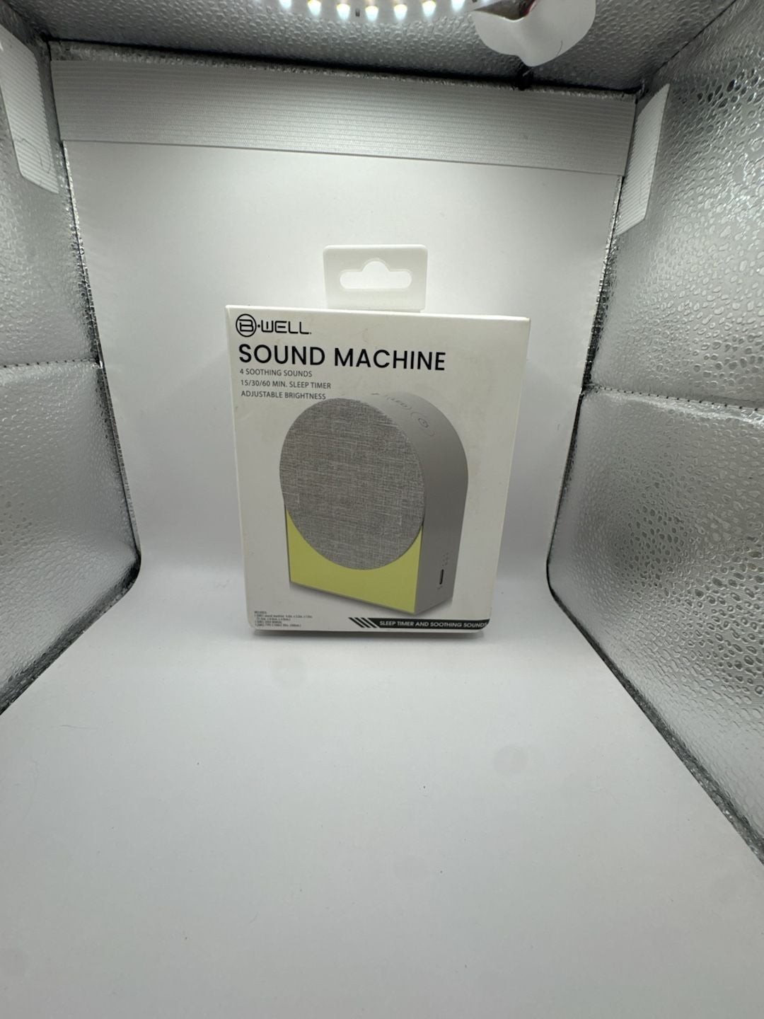 B.Well Sound Machine with Soothing Light, BW-SN-300-WT