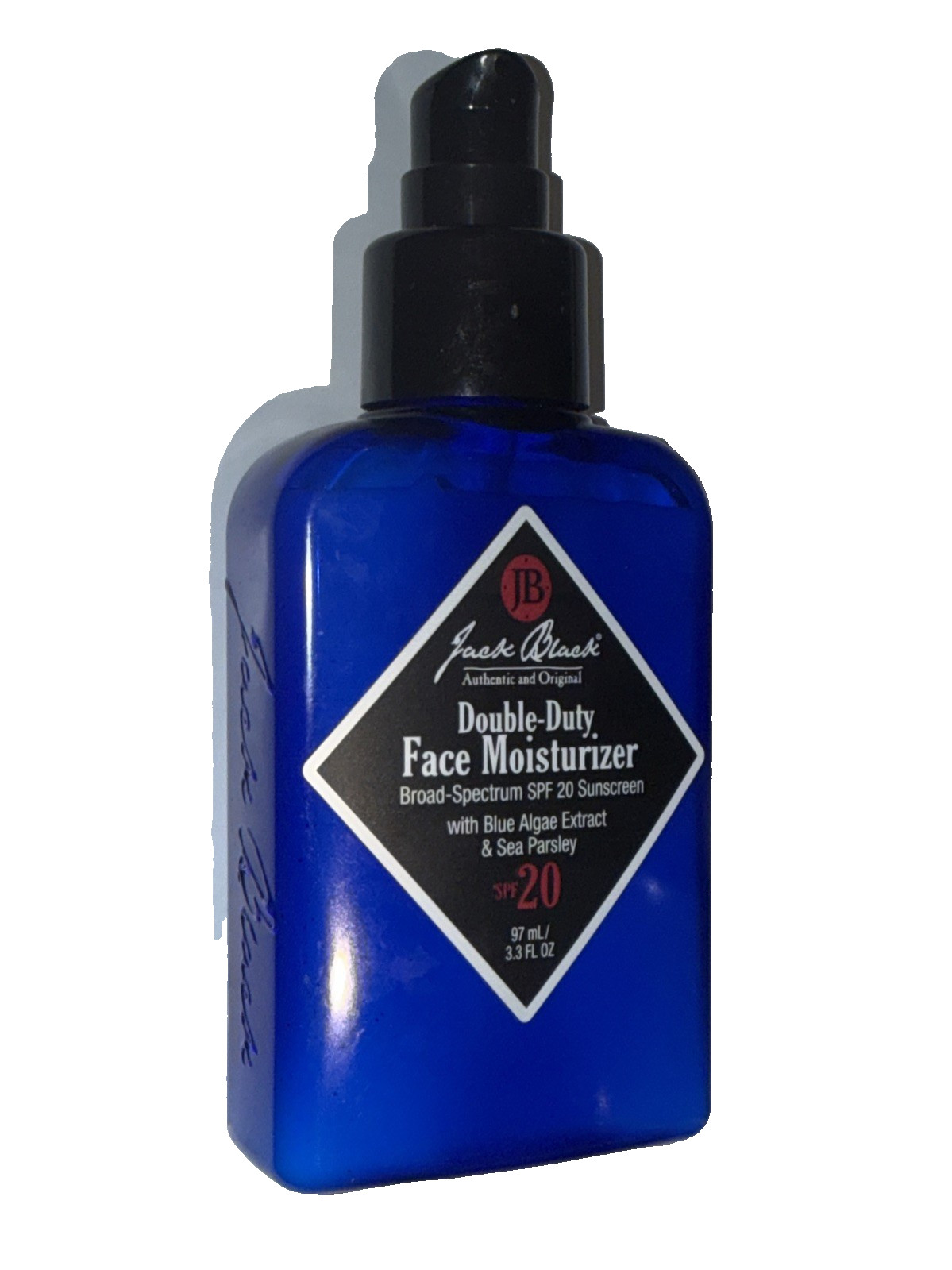 Jack Black Double Duty Face Moisturizer Broad Spectrum SPF 20 – 3.3 oz / 97 mL